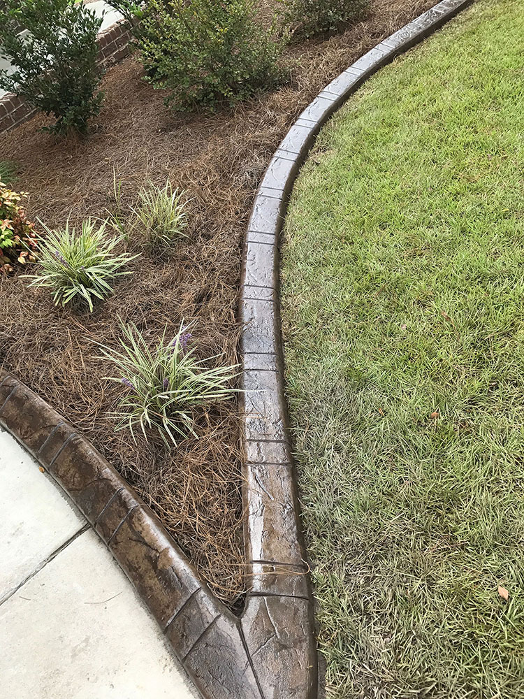 Concrete Edging Lilys Landscaping